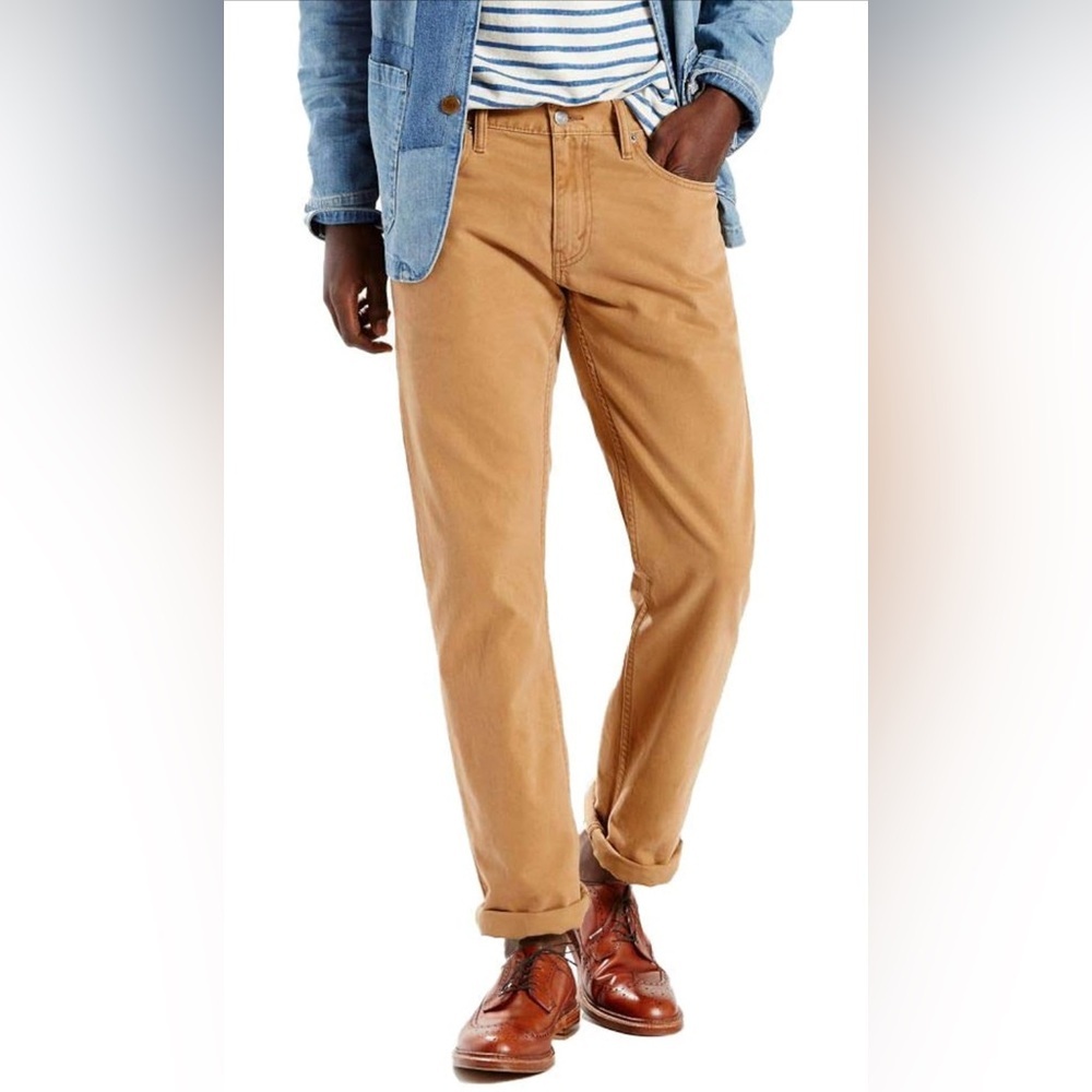 Levi's Straight Jeans in Tan 33/30
